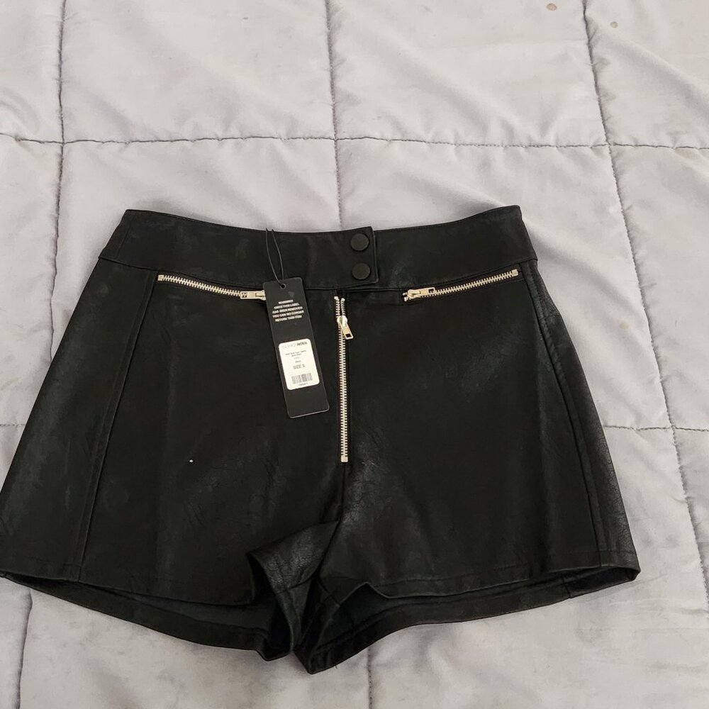 Fashion Nova Pleather shorts